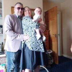 Mummy & Daddy and baby Alana at Whaea Siobhan's