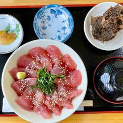 Tuna sashimi on Amami-Oshima
