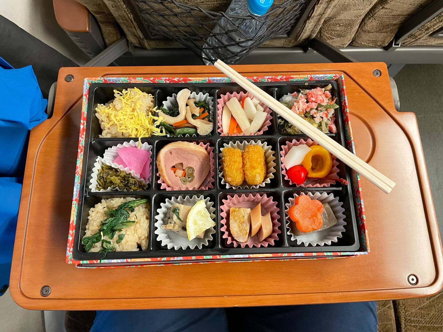 One of the Bento Boxes I had on one of the Shinkansen trains through Japan