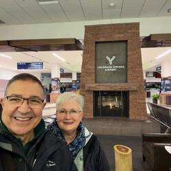 We beginnleg one of our trip to Australia at COS — Colorado Springs, CO.