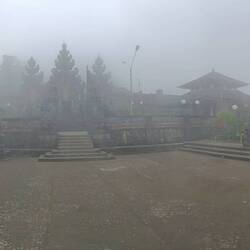 Nevertheless the misty weather...