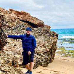 Der Ranger am Strand