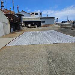 The platform they dragged the poor whales up