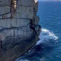 A platform over the ocean swirling through The Gap