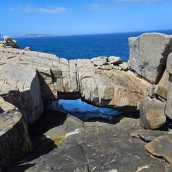 A stone bridge "Natures Arch"