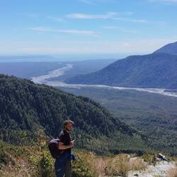 Aussicht auf dem Weg nach unten