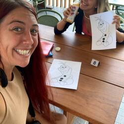 Now we have Olaf with us 😍