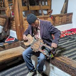 A local museum with local musical instruments