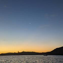 Early evening stargazing