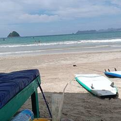 I finally was able to surf some of these tiny little waves and had a lot of fun.😬