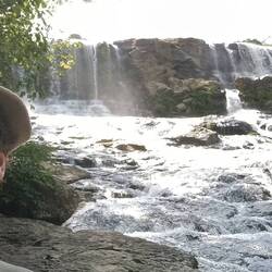 ... without hiking, only a few stairs directly from the parking area. 😅