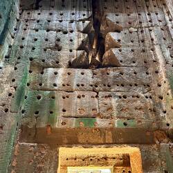 the most important hall was covered in pearls and gems - all lost