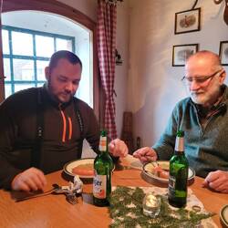feiner Ausklang am Schloss Leppin