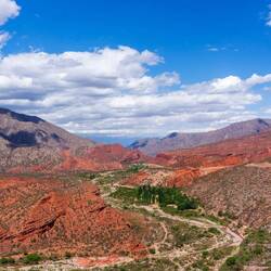 The view looking back into the valley we came from was stunning