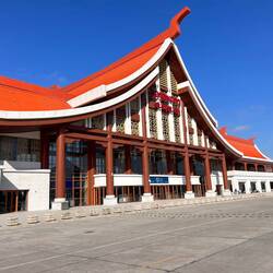 Der Bahnhof in Luang Prabang