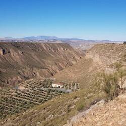 Canyon nach Gorafe