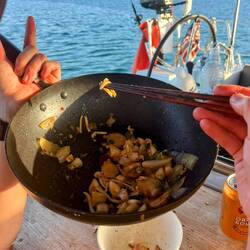 Licked the pot clean