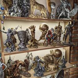 Plenty of Greek heroes and wildlife. Spot the odd one out...