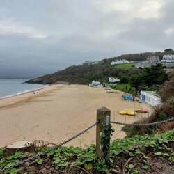 Looking down to Porthminister Beach.