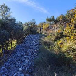 The easy section of the first path we had to retreat from