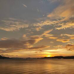 Sunset from my hotel in Kuah