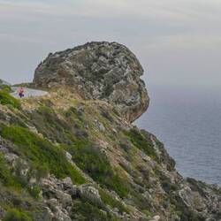 Herrlich raue Küste ganz im Süden.