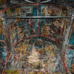 Die Fresken haben damals das dunkle Innere der Kirchen aufleuchten lassen.