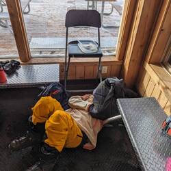 So siehts dann man schonmal nach einer harten Nacht aus