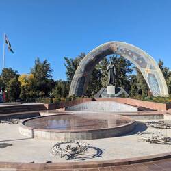 Monument to Rudaki, a 10th century Persian poet