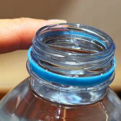 the waters bottles are filled up to the edge. impossible to open them without dropping some water