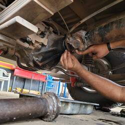 ... und wieder montiert.