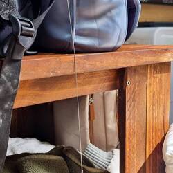 Julia's necklace appeared after she has been looking for it for weeks