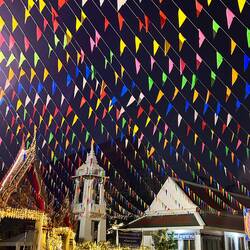 last night still.... lights at a small temple in the neighbourhood
