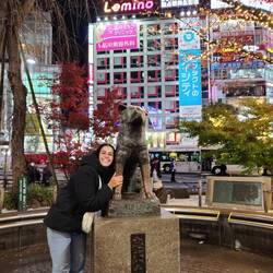 Shibuya achiko statue