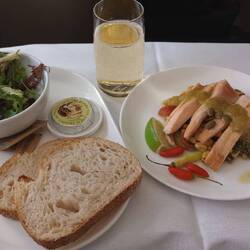 Salmon entree - delish!