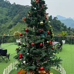 Weihnachtsstimmung in Ha Giang