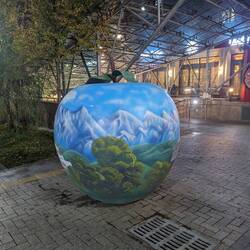 They love their apples in Almaty