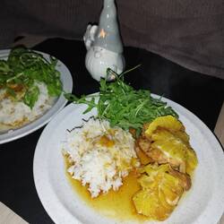 Orangen-Hähnchen...mit suuuper köstlichen Orangen