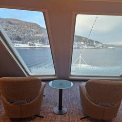 Der Ausblick aus der Kabine 7101