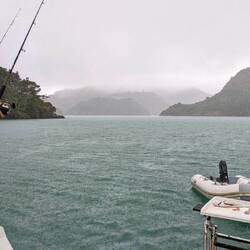 Misty rain hanging around