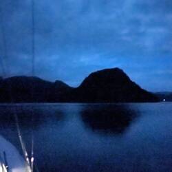 Glassy midnight hour