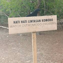 First we thought that's kind of a tourist entertainment sign...