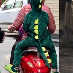 The kids on the motorbikes are a constant amusement.