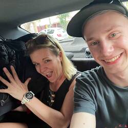 Uber Fahrt mit viel zu viel Gepäck
