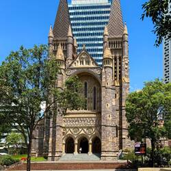 St John's Anglican Cathedral ... only stone-vaulted church in the Southern Hemisphere — Brisbane.