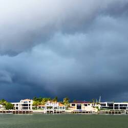 Storm moving in — Mooloolaba, QLD.