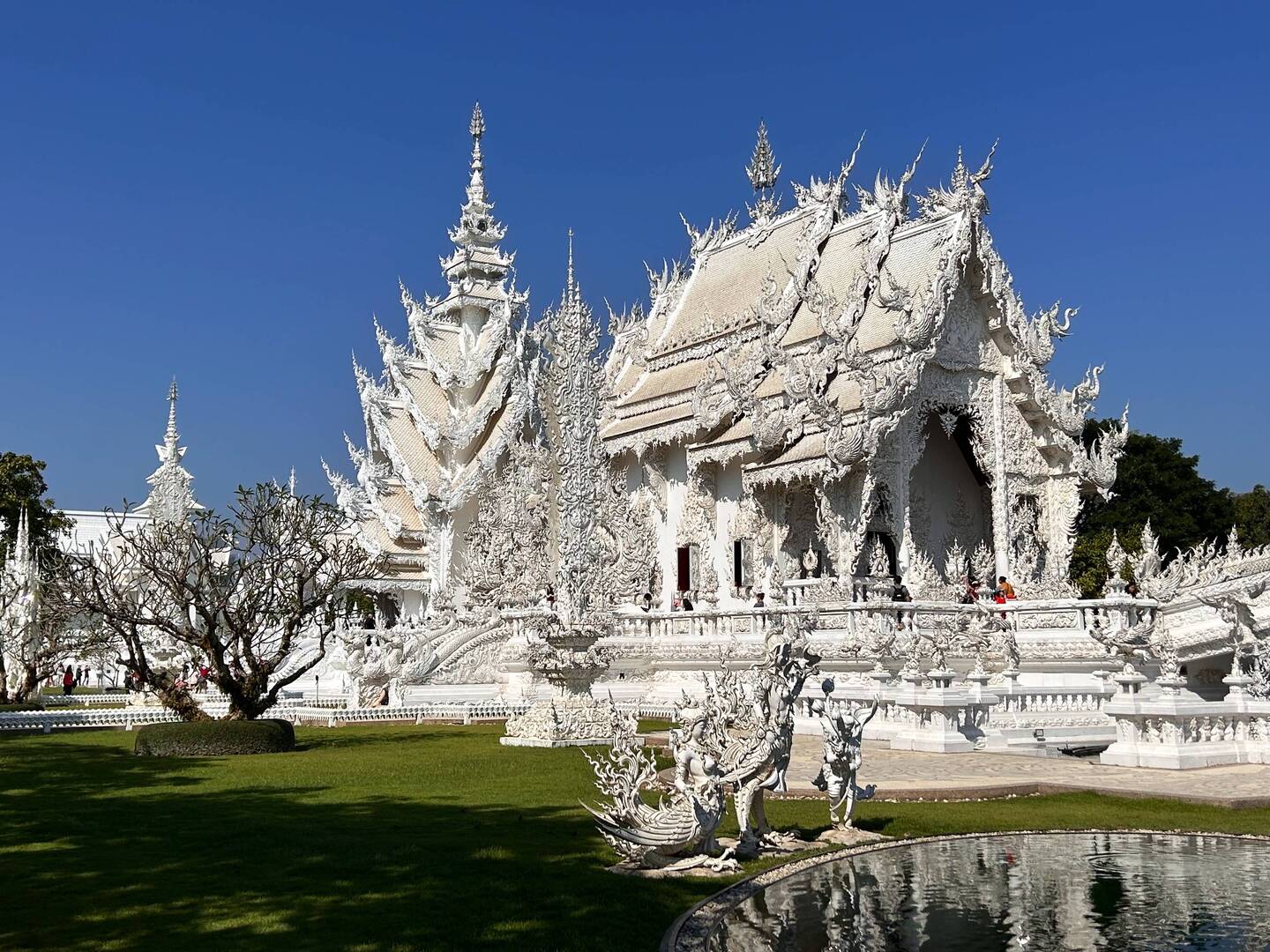 Erste Ansicht des Weißen Tempels