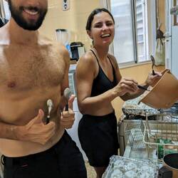 Kleckerei in der Weihnachtsbäckerei!