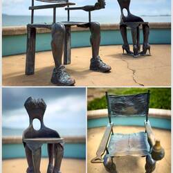 "Bazza & Shazza" ... by J. Hynes ... along The Strand — Townsville, QLD.