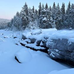 „Döda Fallet“ Blick nach unten
